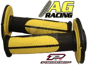 Pro Grip Progrip 798 Grips Yellow Motocross Enduro Kawasaki KX KXF KLX KLR MotoX - Picture 1 of 1