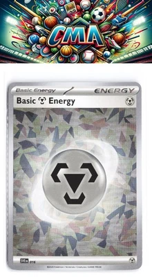 SVE: Scarlet & Violet Energies #016 Basic Metal Energy (Cracked Ice Holo) - Image 1 of 2