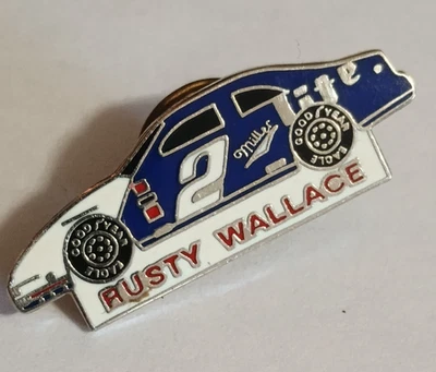 Rusty Wallace Vintage #2 Miller Lite Ford NASCAR Racing Hat Pin - Image 1 of 4