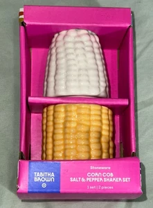 Salero y pimentero de mazorca de maíz - marrón Tabitha para Target - blanco y amarillo - Imagen 1 de 4