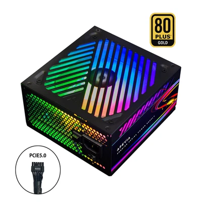Apevia Premier ATX-PM850W PCIE5 ATX 3.0 850W 135MM RGB fan Power Supply - Image 1 of 4