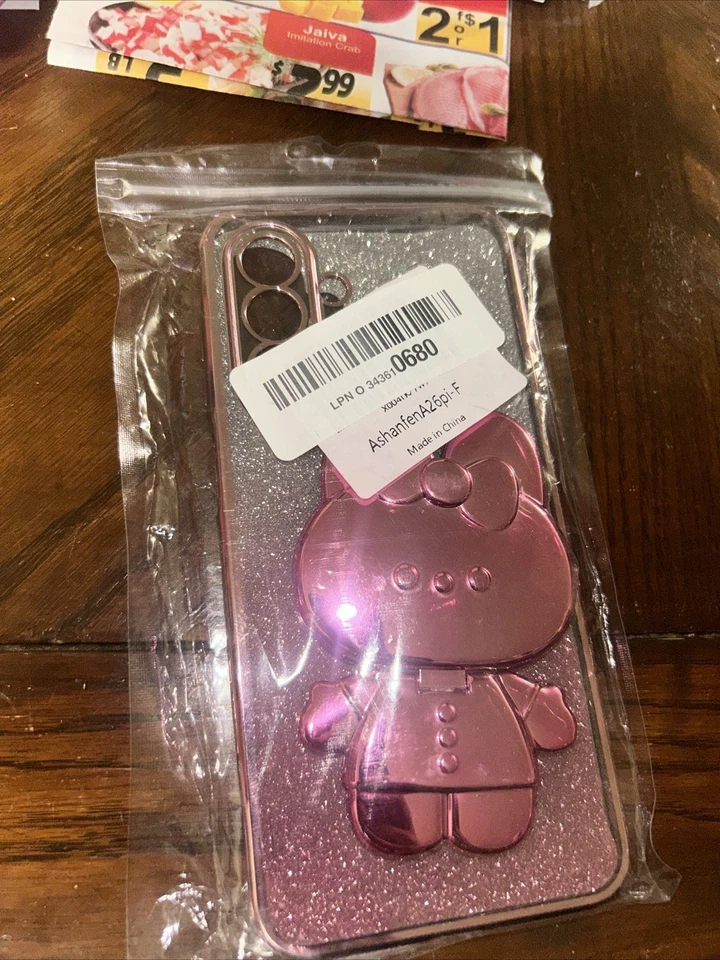 Hello Kitty Glitter Phone Case with 3D Character Design - Image 1 of 1