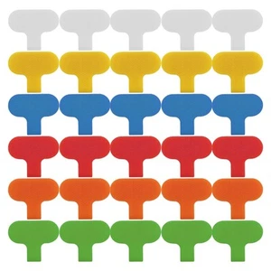 30 PCS Cable Labels Cord Labels Multi-Color Write on Wire Labels Tags for9456 - Afbeelding 1 van 7