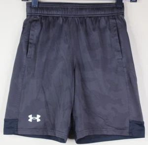 Under Armour Boys Youth Medium Camo Gray Shorts - Picture 1 of 4