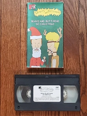 Beavis and Butt-Head Do Christmas (VHS, 1996) MTV - Tested Foto 1 de 3