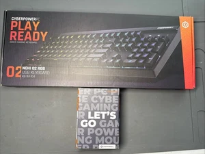 CyberPower Elite M2 RGB Wired Keyboard & Mouse – Gaming Combo New - Picture 1 of 2