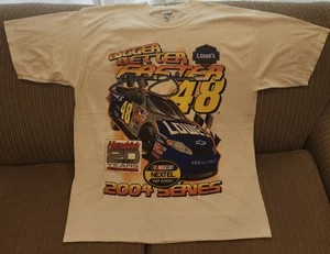 Vintage 2004 Jimmie Johnson NASCAR Shirt Herren Gr. XL Big Graphic Racing Double Side - Bild 1 von 6