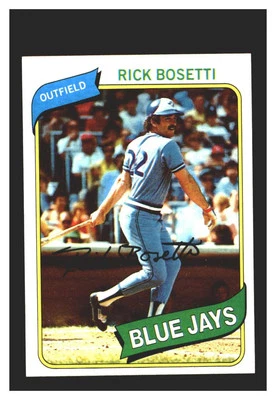 1980 Topps #277 Rick Bosetti Toronto Blue Jays MINT - Image 1 of 2