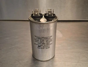 WUXI, MOTOR RUN CAPACITOR, 30UF .240VAC P/N: 195-200-1008, CBB65-240R306 [USED] - Picture 1 of 2