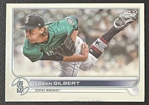 Tarjeta de béisbol 2022 Topps cromada #211 Logan Gilbert Seattle Mariners - Imagen 1 de 2