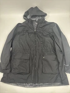 Free Country Jacke Damen 3XL Kunstfell gefüttert Kapuze schwarz durchgehender Reißverschluss - Bild 1 von 11