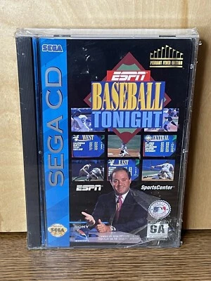 ESPN Baseball Tonight  (Sega CD, 1994) New Sealed Free Shipping - Image 1 of 4