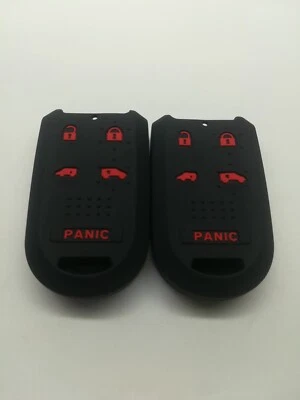 2*Cubierta de llave remota de silicona para Honda Odyssey 2005 2006 2007 2008 2009 2010 Foto 1 de 4