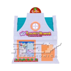 Casa de Muñecas Juego Niños + 3 Años con Muñeco y Muebles ENTREGA 24/48H j181 - Imagen 1 de 5
