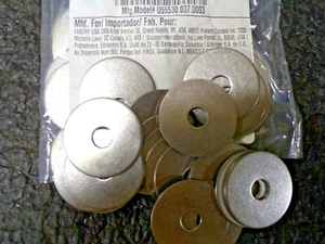 3/8"x1-5/8" O.D., Fender Washer, Stainless Steel, 316, Plain, PK50, 22UF19, (RG) - Bild 1 von 4
