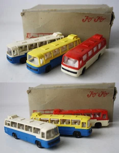 3X VINTAGE 70er JAHRE JOY SPIELZEUG Nr 51 MERCEDES BENZ BUS GRIECHISCH GRIECHENLAND NEU! - Bild 1 von 6