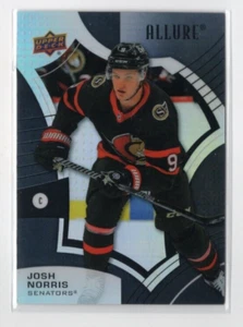 2021/22 UPPER DECK ALLURE JOSH NORRIS BLACK RAINBOW - Picture 1 of 1