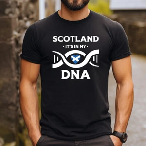 Schottland It's My DNA T-Shirt Scottish Dad Fußball Vatertag Geburtstag Geschenk Top - Bild 1 von 1