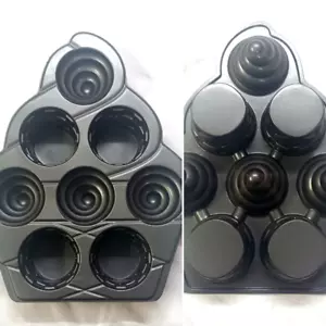 MOLDE SUPERIOR DE HELADO Y MOLDE INFERIOR DE CONO MOLDE PARA PASTELES ALUMINIO FUNDIDO DE WILTON - Imagen 1 de 11