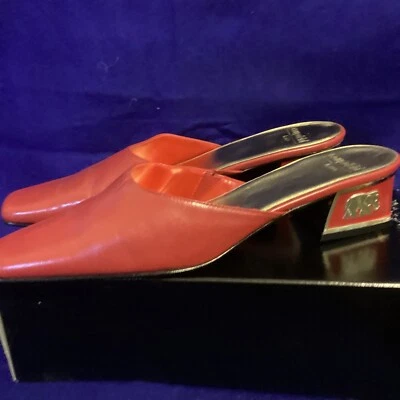 Coup D'etat LTD Red Kid Elephant Mule ~SZ. 10M NIB! - Image 1 of 4