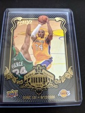 2008-09 Upper Deck MVP Black Border Kobe Bryant Game 101 #KB-98