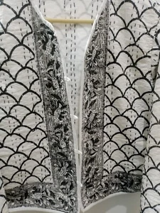 Handmade Patch Work Jacket Kantha Quilt - Picture 1 of 4