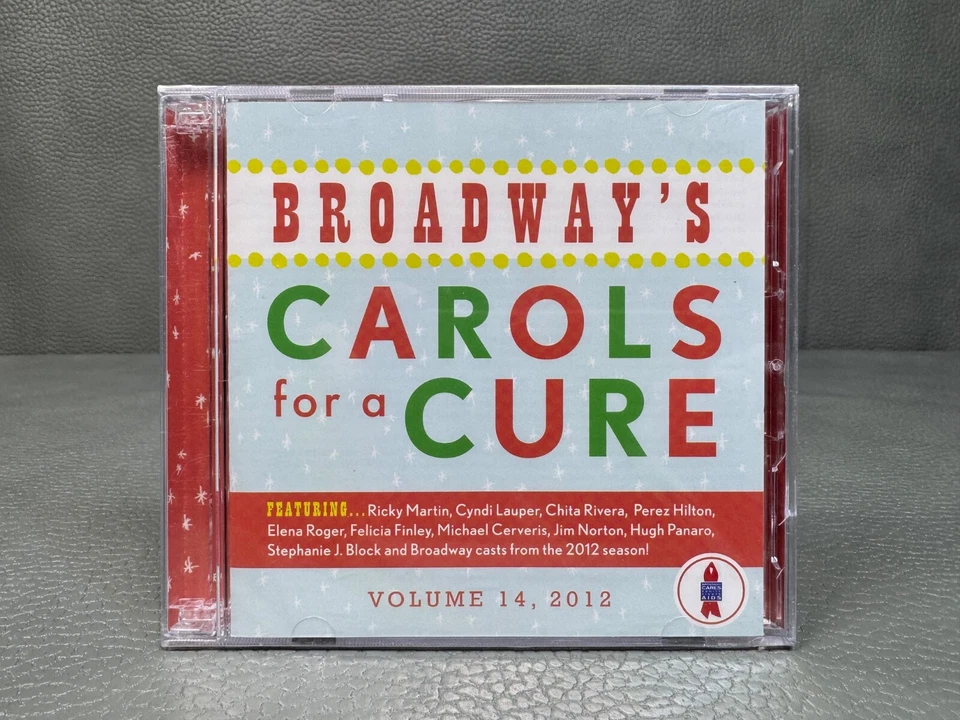 Broadways Carols for a Cure 2 CD Vol 14 Christmas Lauper Ricky Martin Perez 2012