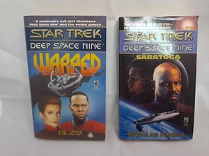Star Trek Deep Space Nine/Juego de 2 libros de bolsillo/Armado y Saratoga/Buen estado. - Imagen 1 de 18