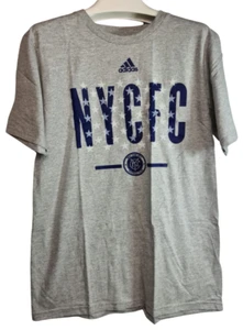 adidas Men's New York City FC Countrymen Short-Sleeve T-Shirt MEDIUM GREY - Picture 1 of 4