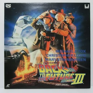 BACK TO THE FUTURE PARTⅢ- Japanese original Vintage LASER DISC - Picture 1 of 5