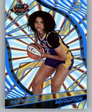 2022 Panini WNBA Revolution Sunburst #96 Rae Burrell RC Rookie 5/75 Sparks 