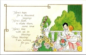 Postal en relieve para pareja romántica - Imagen 1 de 2