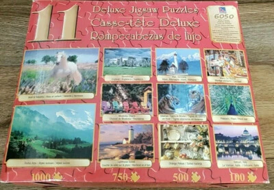 Puzzle SureLox 11 Deluxe Jigsaw Puzzles - 6050 Total Pieces (S) - Image 1 of 3