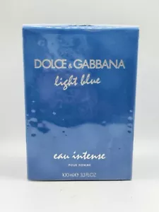 EAU INTENSE LIGHT BLUE BY DOLCE&GABBANA 100ML EDP SPRAY (NEW WITH BOX & SEALED) - Picture 1 of 3