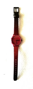 DKNY Red Glitter Watch NY2860 Red Glitter Dial & Band 5.5"-6.5" New Battery - Picture 1 of 4