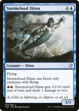 MTG Time Spiral Remastered NON-FOIL U Stormcloud Djinn #090 PLAYSET 4x x4