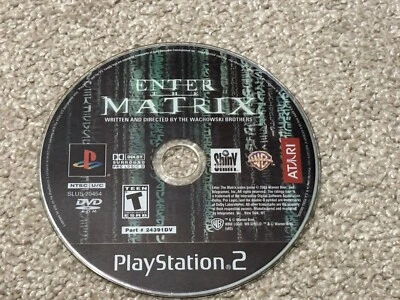Enter the Matrix (PlayStation 2 PS2) - DISC ONLY - Untested - Image 1 of 2