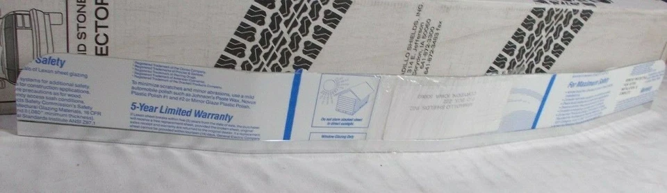 Bug Deflector Shield " Vintage Style Clear " For; Chrysler New Yorker 1984-1988 - Image 1 of 4