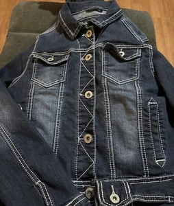 Maurice’s Denim Jacket Size Large  - Picture 1 of 4