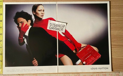 LOUIS VUITTON（LV） Jennifer Lopez per abiti rossi Louis Vuitton 2 pg. Pubblicità Pubblicità Stampa 2003
