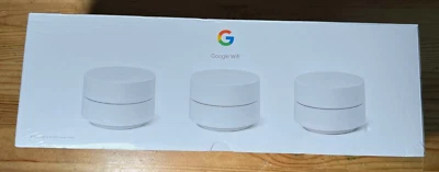 Google Wi-Fi Mesh Router AC1200 Dual-Band 3-Pack White Router GA02434-US - Image 1 of 4