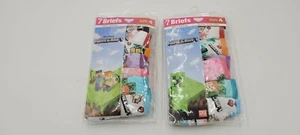 NEW Minecraft Girls 14 Pack Briefs SIZE 4 combed cotton  - Picture 1 of 4