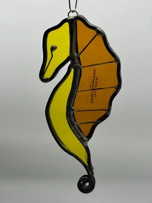 Atrapasol de caballito de mar de vitral Tiffany Foto 1 de 4