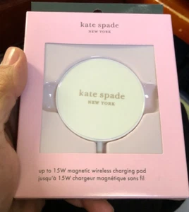 New Kate Spade New York 15W Magnetic Wireless Charging Pad - Iridescent - Picture 1 of 2