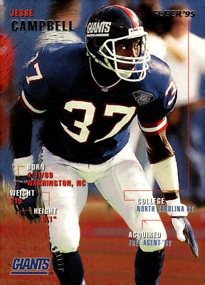 1995 Fleer #277 Jesse Campbell Football Card ExNm - Image 1 of 2