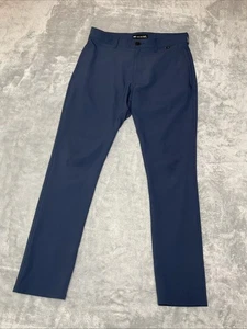 Travis Mathew Heater Series Men Right On Time Performance Blue Golf Pants 32x31 - Picture 1 of 11