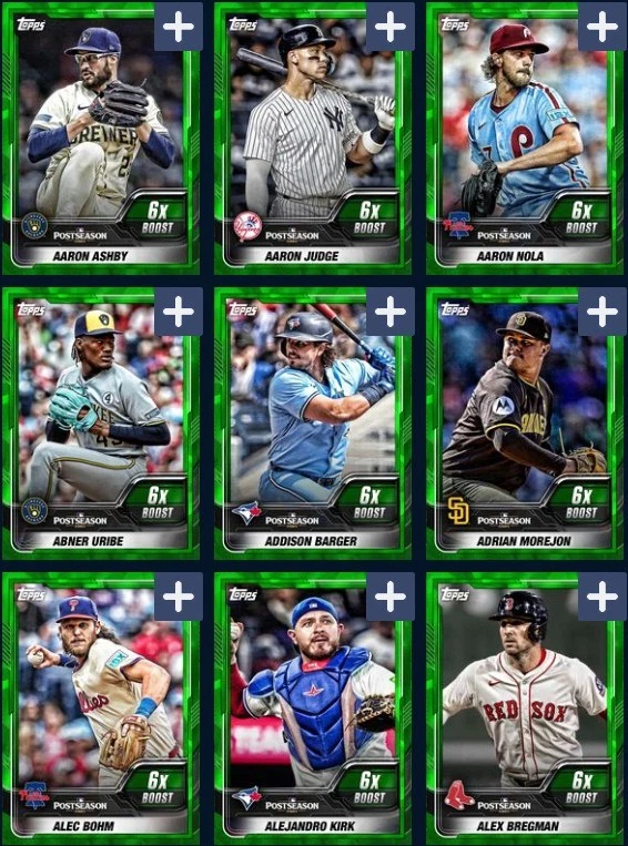 [DIGITAL] Topps Bunt - Postseason Base 25 S1 - Green - Pick - Image 1 of 1