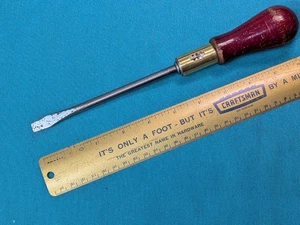 Destornillador de trinquete vintage North Bros. 10A Yankee 10-3/8" OAL 5-3/4" vástago. - Imagen 1 de 19