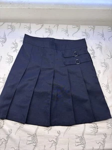 French Toast Little & Big Girls Adjustable Waist Scooter Navy Skirt Size 12 - Picture 1 of 4
