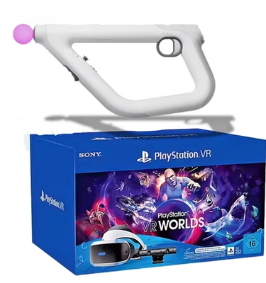 VR Brille PS4 PS5 KOMPLETTSET+KAMERA V2+VR AIM CONTROLLER|BLITZVERSAND|DHL - Bild 1 von 4